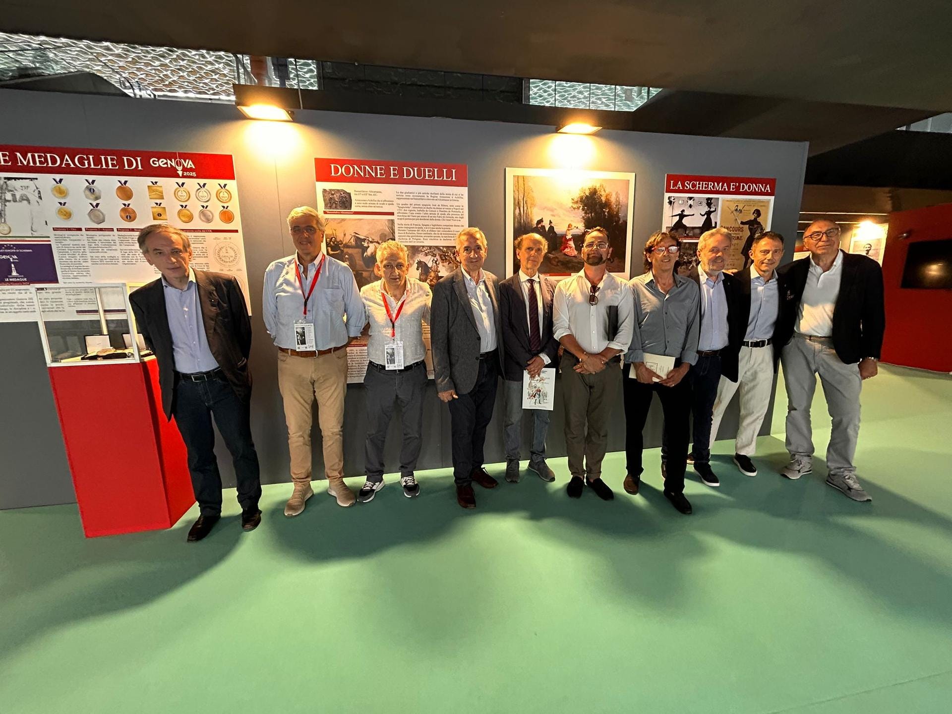 Si sono aperti a Genova i Campionati Europei di Scherma. Inaugurata la Mostra “Dalla Storia alla Scherma” Kataklo protagonisti nella Cerimonia di Apertura