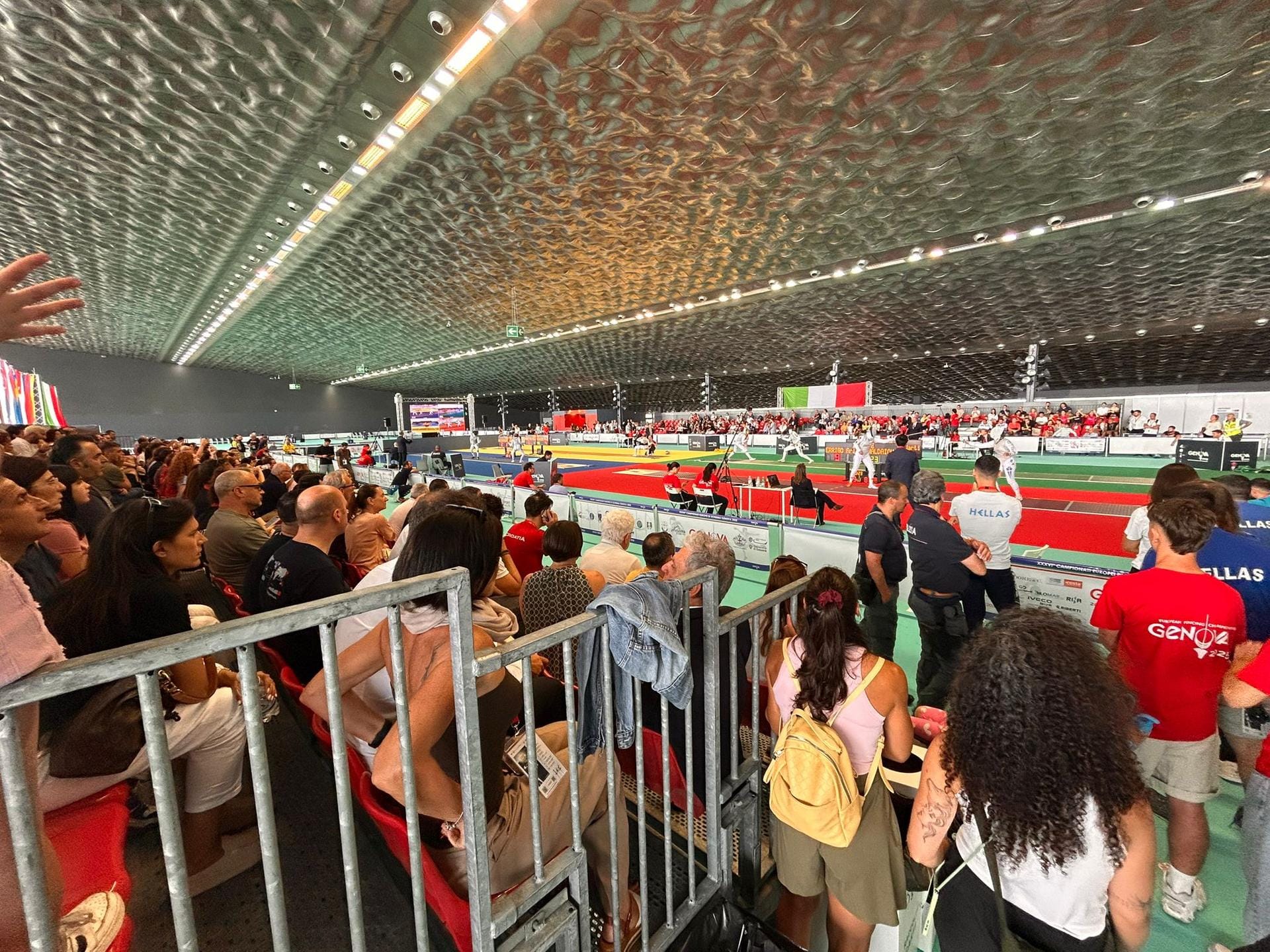 Si sono aperti a Genova i Campionati Europei di Scherma. Inaugurata la Mostra “Dalla Storia alla Scherma” Kataklo protagonisti nella Cerimonia di Apertura
