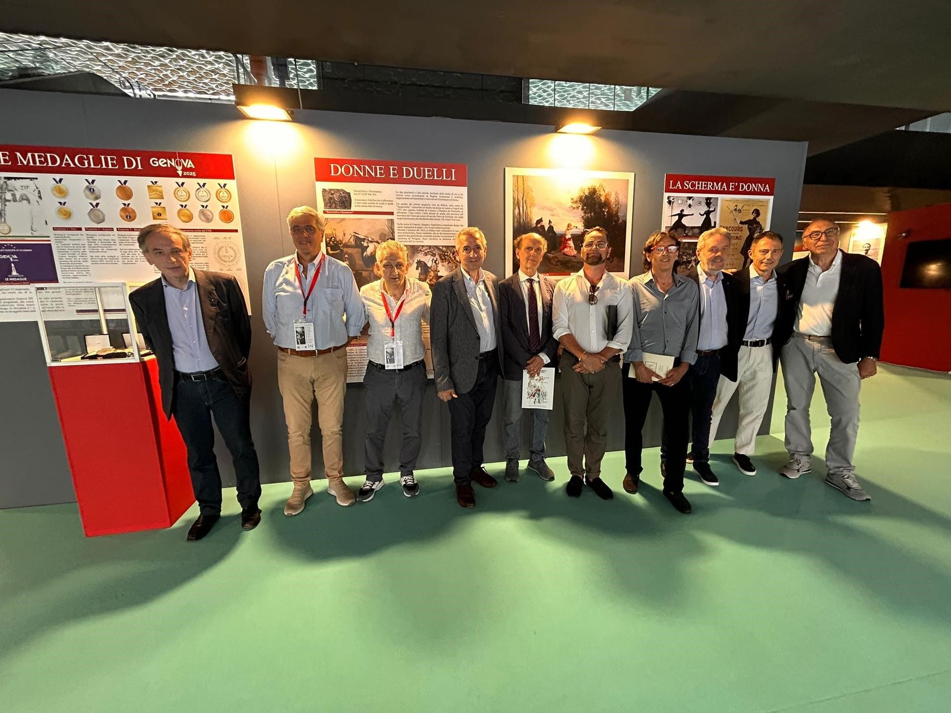 Agli Europei di Genova in mostra le torce olimpiche  Sport e Fair Play: due premi speciali al Palasport
