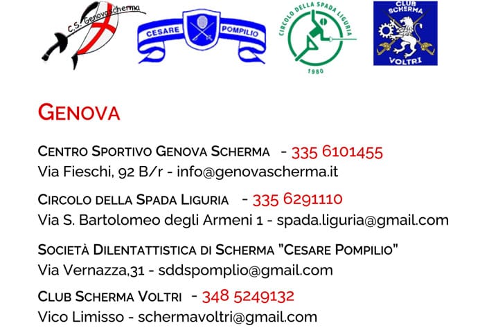 Scherma over 65 Genova Scherma over 65 Genova